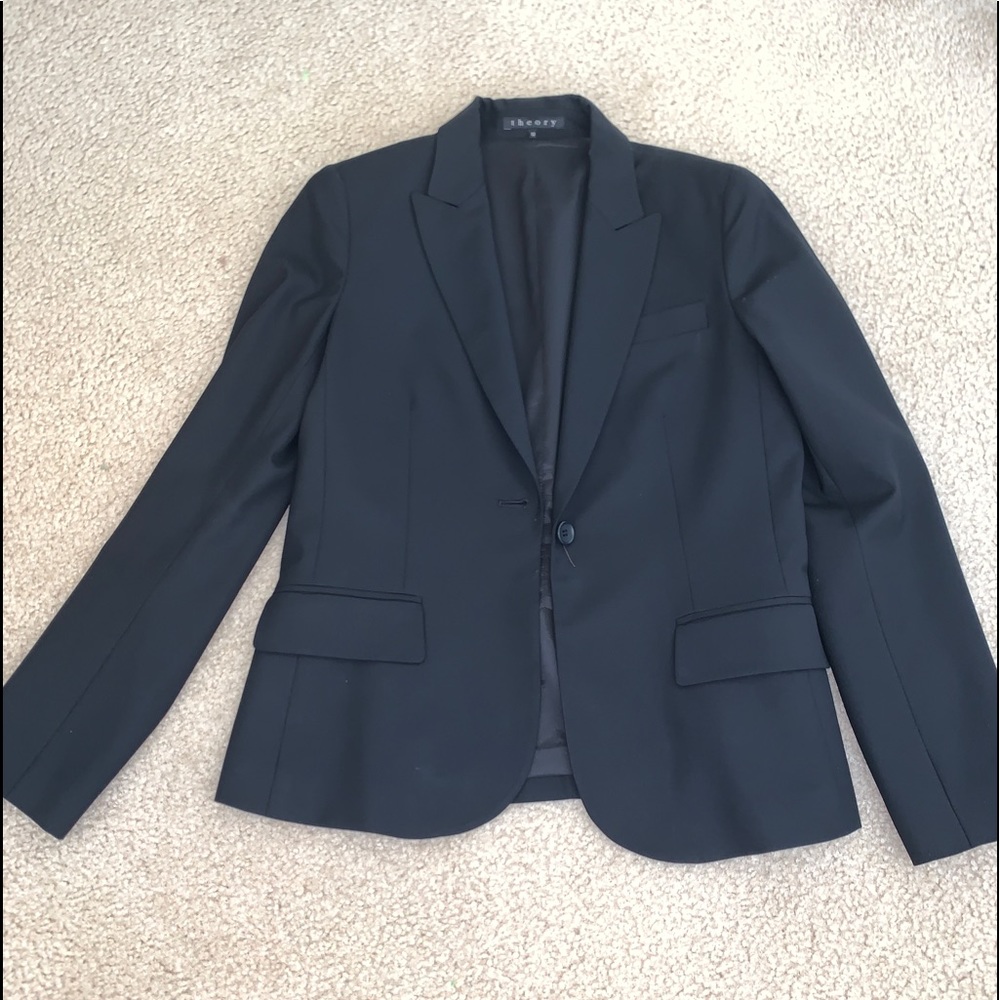 Theory Gabe blazer -black sz 10